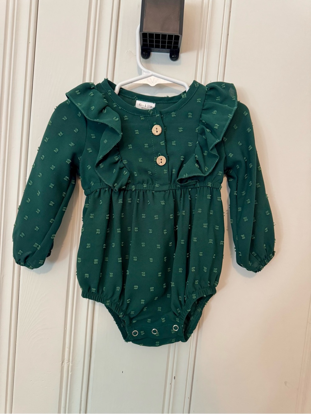 Emerald Green Matching Family Dress Set - Picture 6 of 15